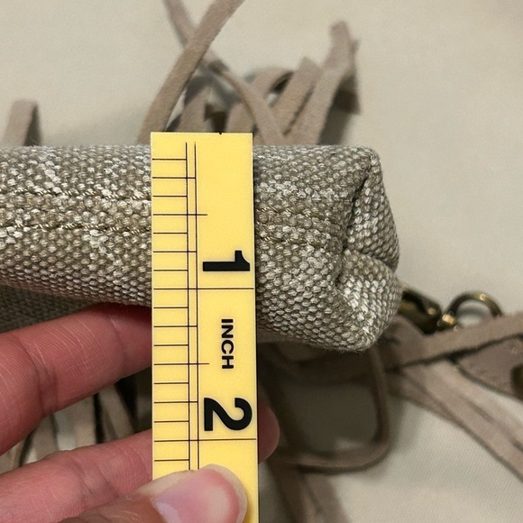 Ed Hardy Ferris Wristlet with Suede Fringe Clutch Bag - Picture 10 of 13